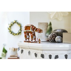 LEGO Star Wars 40806 Walker AT-AT Pan di Zenzero, Gioco di Natale con Minifigure di Darth Vader, Regalo Natalizio Bambini 10+