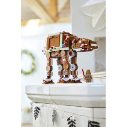 LEGO Star Wars 40806 Walker AT-AT Pan di Zenzero, Gioco di Natale con Minifigure di Darth Vader, Regalo Natalizio Bambini 10+