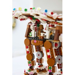 LEGO Star Wars 40806 Walker AT-AT Pan di Zenzero, Gioco di Natale con Minifigure di Darth Vader, Regalo Natalizio Bambini 10+