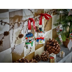 LEGO 40812 Pupazzi di Neve Ornamentali, Kit di Arti e Mestieri, Giochi di Natale con 2 Personaggi e Accessori, Regalo da 6+
