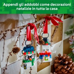 LEGO 40812 Pupazzi di Neve Ornamentali, Kit di Arti e Mestieri, Giochi di Natale con 2 Personaggi e Accessori, Regalo da 6+