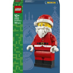 LEGO 40820 Grande Minifigure di Babbo Natale, Kit Natalizio di Arti e Mestieri con Figura di Babbo Natale, Regalo Bambini 10+