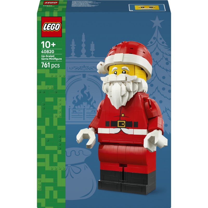 LEGO 40820 Grande Minifigure di Babbo Natale, Kit Natalizio di Arti e Mestieri con Figura di Babbo Natale, Regalo Bambini 10+
