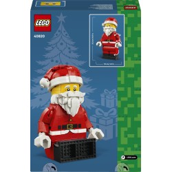 LEGO 40820 Grande Minifigure di Babbo Natale, Kit Natalizio di Arti e Mestieri con Figura di Babbo Natale, Regalo Bambini 10+