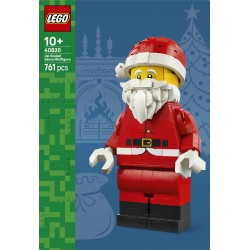 LEGO 40820 Grande Minifigure di Babbo Natale, Kit Natalizio di Arti e Mestieri con Figura di Babbo Natale, Regalo Bambini 10+