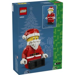 LEGO 40820 Grande Minifigure di Babbo Natale, Kit Natalizio di Arti e Mestieri con Figura di Babbo Natale, Regalo Bambini 10+
