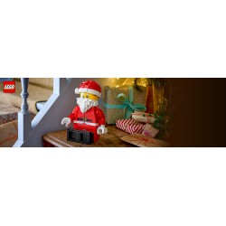 LEGO 40820 Grande Minifigure di Babbo Natale, Kit Natalizio di Arti e Mestieri con Figura di Babbo Natale, Regalo Bambini 10+