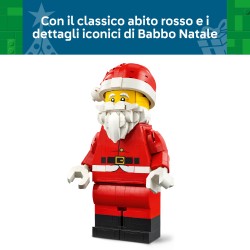 LEGO 40820 Grande Minifigure di Babbo Natale, Kit Natalizio di Arti e Mestieri con Figura di Babbo Natale, Regalo Bambini 10+