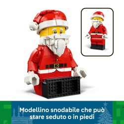 LEGO 40820 Grande Minifigure di Babbo Natale, Kit Natalizio di Arti e Mestieri con Figura di Babbo Natale, Regalo Bambini 10+