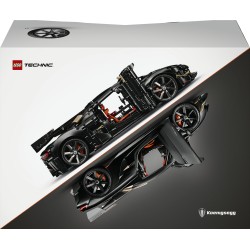 LEGO Technic 42232 Hypercar Koenigsegg Sadair's Spear, Kit di Modellismo per Adulti, Regalo STEM per i Fan dell'Automobilismo
