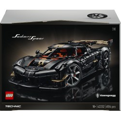 LEGO Technic 42232 Hypercar Koenigsegg Sadair's Spear, Kit di Modellismo per Adulti, Regalo STEM per i Fan dell'Automobilismo