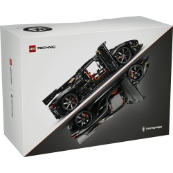 LEGO Technic 42232 Hypercar Koenigsegg Sadair's Spear, Kit di Modellismo per Adulti, Regalo STEM per i Fan dell'Automobilismo