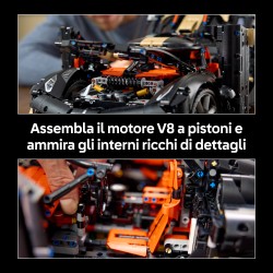 LEGO Technic 42232 Hypercar Koenigsegg Sadair's Spear, Kit di Modellismo per Adulti, Regalo STEM per i Fan dell'Automobilismo
