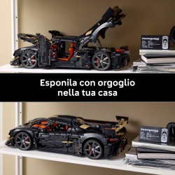LEGO Technic 42232 Hypercar Koenigsegg Sadair's Spear, Kit di Modellismo per Adulti, Regalo STEM per i Fan dell'Automobilismo