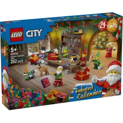 LEGO City 60510 Calendario dell'Avvento 2026, Giochi per Bambini da 5+ per Countdown di Natale, Idea Regalo con 24 Sorprese