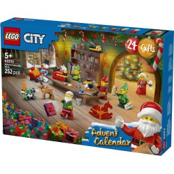 LEGO City 60510 Calendario dell'Avvento 2026, Giochi per Bambini da 5+ per Countdown di Natale, Idea Regalo con 24 Sorprese