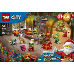 LEGO City 60510 Calendario dell'Avvento 2026, Giochi per Bambini da 5+ per Countdown di Natale, Idea Regalo con 24 Sorprese