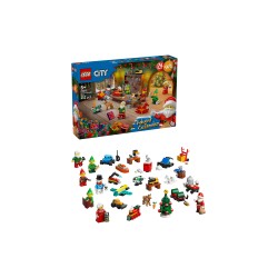LEGO City 60510 Calendario dell'Avvento 2026, Giochi per Bambini da 5+ per Countdown di Natale, Idea Regalo con 24 Sorprese