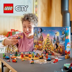 LEGO City 60510 Calendario dell'Avvento 2026, Giochi per Bambini da 5+ per Countdown di Natale, Idea Regalo con 24 Sorprese
