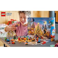LEGO City 60510 Calendario dell'Avvento 2026, Giochi per Bambini da 5+ per Countdown di Natale, Idea Regalo con 24 Sorprese