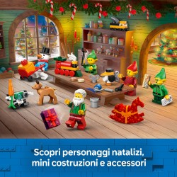 LEGO City 60510 Calendario dell'Avvento 2026, Giochi per Bambini da 5+ per Countdown di Natale, Idea Regalo con 24 Sorprese