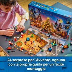 LEGO City 60510 Calendario dell'Avvento 2026, Giochi per Bambini da 5+ per Countdown di Natale, Idea Regalo con 24 Sorprese