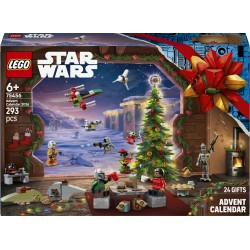 LEGO Star Wars 75456 Calendario dell'Avvento 2026, Giochi Bambini 6+ per Countdown di Natale con 24 Sorprese, Regalo per Fan