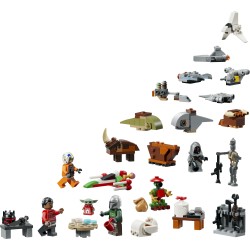 LEGO Star Wars 75456 Calendario dell'Avvento 2026, Giochi Bambini 6+ per Countdown di Natale con 24 Sorprese, Regalo per Fan