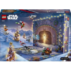 LEGO Star Wars 75456 Calendario dell'Avvento 2026, Giochi Bambini 6+ per Countdown di Natale con 24 Sorprese, Regalo per Fan