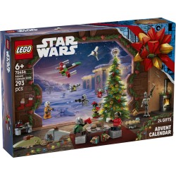 LEGO Star Wars 75456 Calendario dell'Avvento 2026, Giochi Bambini 6+ per Countdown di Natale con 24 Sorprese, Regalo per Fan