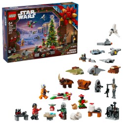 LEGO Star Wars 75456 Calendario dell'Avvento 2026, Giochi Bambini 6+ per Countdown di Natale con 24 Sorprese, Regalo per Fan