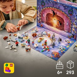 LEGO Star Wars 75456 Calendario dell'Avvento 2026, Giochi Bambini 6+ per Countdown di Natale con 24 Sorprese, Regalo per Fan
