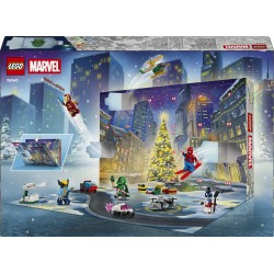 LEGO | Marvel 76340 Calendario dell'Avvento 2026, Giochi Bambini 6+ per Countdown di Natale con 24 Sorprese a Tema Supereroi