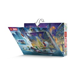 LEGO | Marvel 76340 Calendario dell'Avvento 2026, Giochi Bambini 6+ per Countdown di Natale con 24 Sorprese a Tema Supereroi