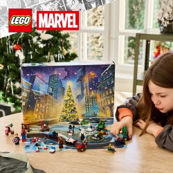 LEGO | Marvel 76340 Calendario dell'Avvento 2026, Giochi Bambini 6+ per Countdown di Natale con 24 Sorprese a Tema Supereroi