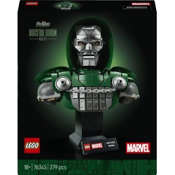 LEGO | Marvel 76345 Busto del Dottor Destino, Kit di Modellismo per Adulti da Esposizione con Minifigure, Regalo Fan del Film