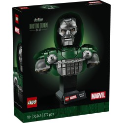 LEGO | Marvel 76345 Busto del Dottor Destino, Kit di Modellismo per Adulti da Esposizione con Minifigure, Regalo Fan del Film