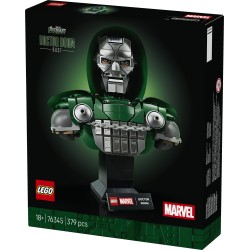 LEGO | Marvel 76345 Busto del Dottor Destino, Kit di Modellismo per Adulti da Esposizione con Minifigure, Regalo Fan del Film