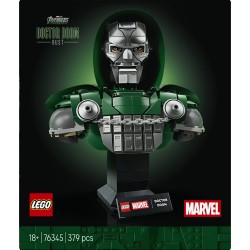 LEGO | Marvel 76345 Busto del Dottor Destino, Kit di Modellismo per Adulti da Esposizione con Minifigure, Regalo Fan del Film