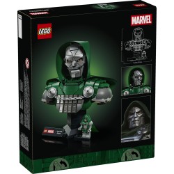 LEGO | Marvel 76345 Busto del Dottor Destino, Kit di Modellismo per Adulti da Esposizione con Minifigure, Regalo Fan del Film