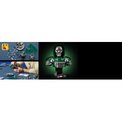 LEGO | Marvel 76345 Busto del Dottor Destino, Kit di Modellismo per Adulti da Esposizione con Minifigure, Regalo Fan del Film