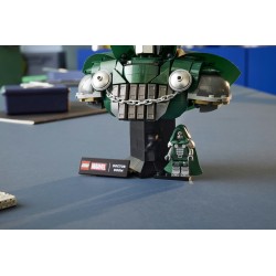 LEGO | Marvel 76345 Busto del Dottor Destino, Kit di Modellismo per Adulti da Esposizione con Minifigure, Regalo Fan del Film