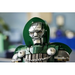 LEGO | Marvel 76345 Busto del Dottor Destino, Kit di Modellismo per Adulti da Esposizione con Minifigure, Regalo Fan del Film