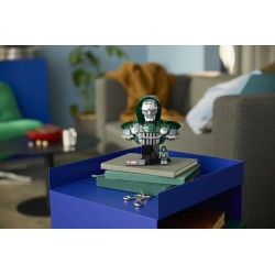 LEGO | Marvel 76345 Busto del Dottor Destino, Kit di Modellismo per Adulti da Esposizione con Minifigure, Regalo Fan del Film