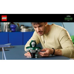 LEGO | Marvel 76345 Busto del Dottor Destino, Kit di Modellismo per Adulti da Esposizione con Minifigure, Regalo Fan del Film