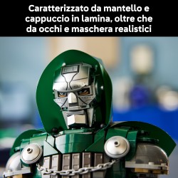 LEGO | Marvel 76345 Busto del Dottor Destino, Kit di Modellismo per Adulti da Esposizione con Minifigure, Regalo Fan del Film
