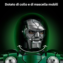 LEGO | Marvel 76345 Busto del Dottor Destino, Kit di Modellismo per Adulti da Esposizione con Minifigure, Regalo Fan del Film