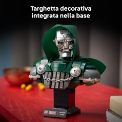 LEGO | Marvel 76345 Busto del Dottor Destino, Kit di Modellismo per Adulti da Esposizione con Minifigure, Regalo Fan del Film