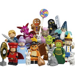 LEGO Minifigures 71053 Serie Shrek, Scatola a Sorpresa, Giocattolo con 1 di 12 Personaggi da Collezione, Regalo Bambini da 6+