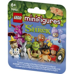 LEGO Minifigures 71053 Serie Shrek, Scatola a Sorpresa, Giocattolo con 1 di 12 Personaggi da Collezione, Regalo Bambini da 6+